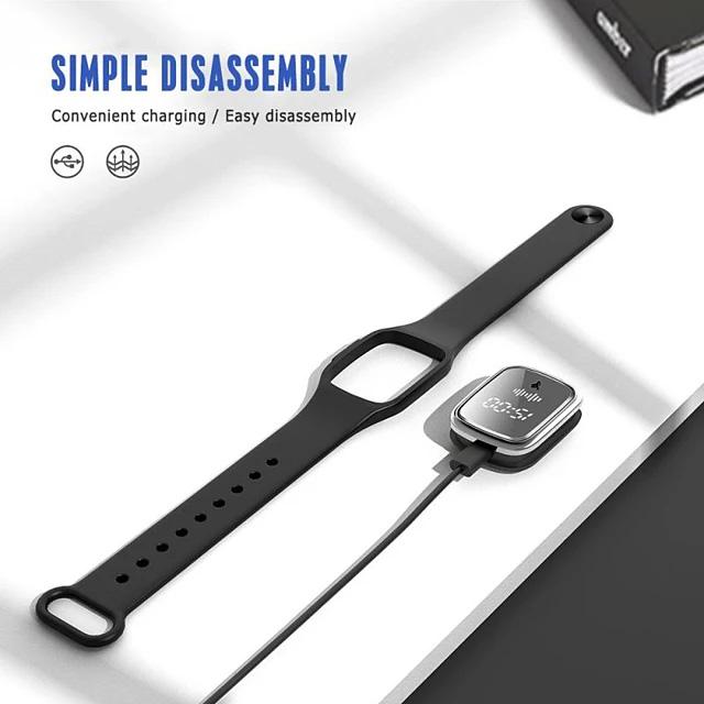 M2 Rechargeable Natural Ultrasonic Mosquito Repellent Watch