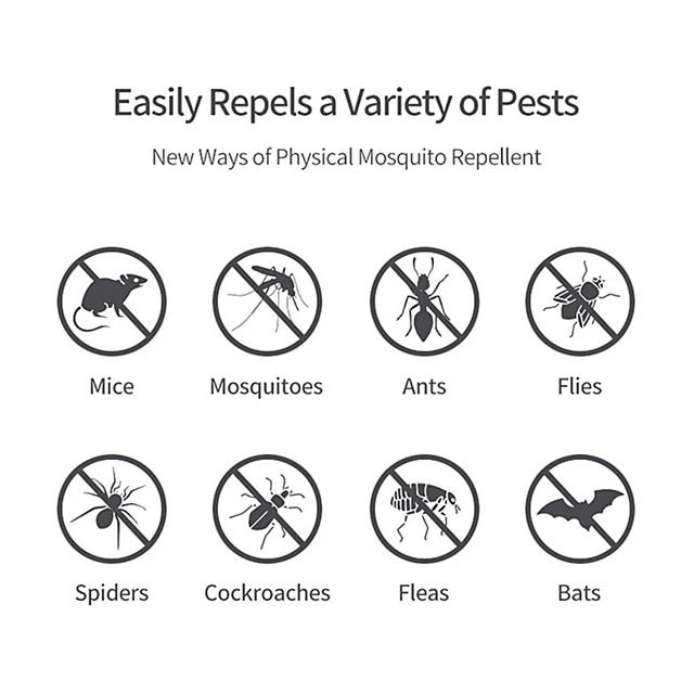 6-Pack: Ultrasonic Plug In Pest Repeller