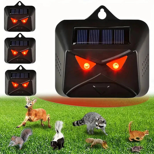 Red LED Light Waterproof Predator Repellent for Gardens