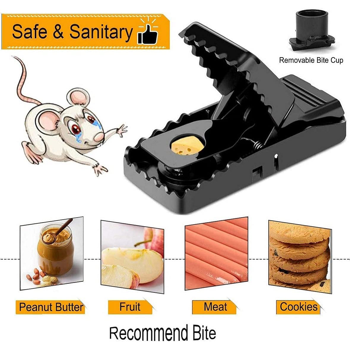 Small Effective Sanitary Safe Mouse Catcher for Family and Pet