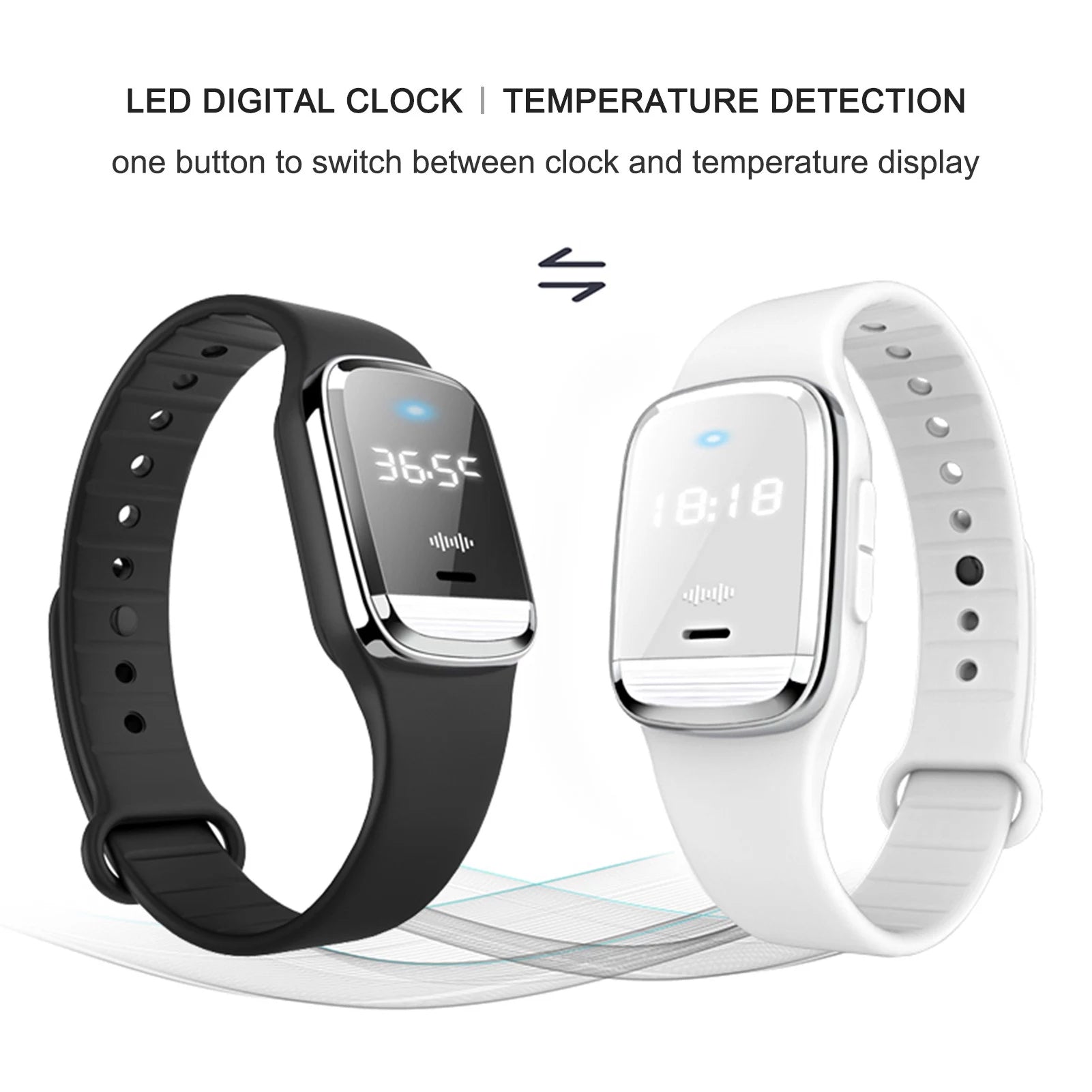 Ultrasonic Mosquito Repellent Watch