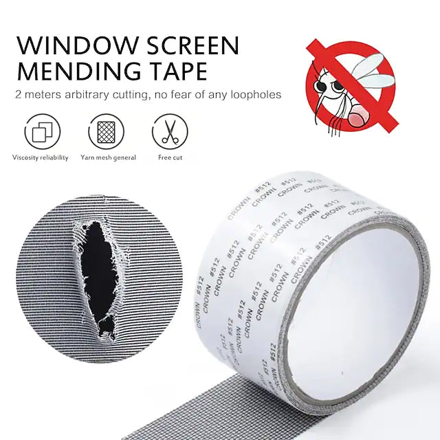 Window Net Anti-Mosquito Net Sticky Line Repair Tape